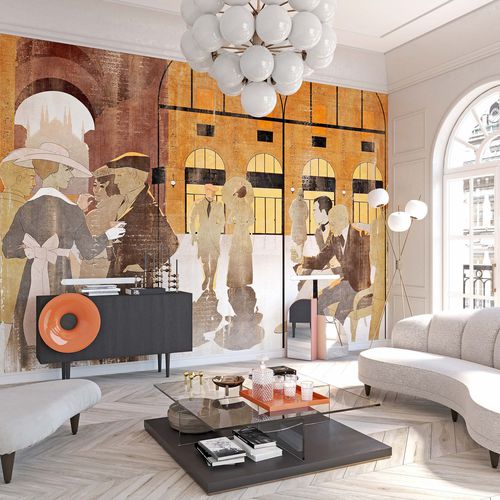ヴィンテージ スタイル壁紙 - LA GALLERIA - Tecnografica Italian Wallcoverings - ガラス製 / 現代風 / カスタマイズ可能