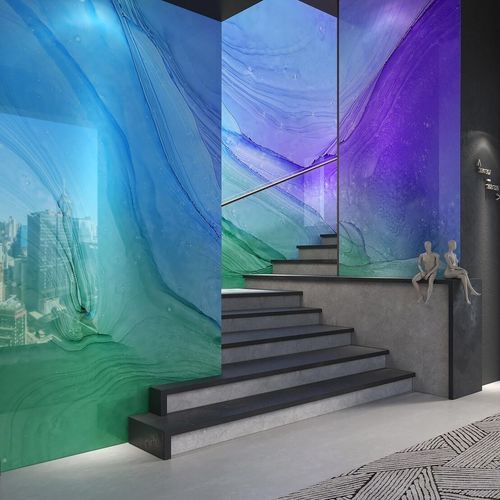 コーティング装飾パネル - TOMORROWLAND - Tecnografica Italian Wallcoverings - 壁面 / 屋内用 / 照明用
