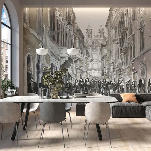 現代風壁紙 - VIA CONDOTTI - Tecnografica Italian Wallcoverings - セルロース繊維製 / 不織布製 / グラスファイバー