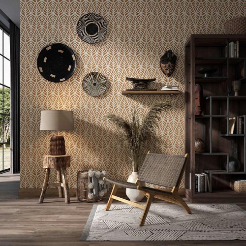 エスニック壁紙 - RAU - Tecnografica Italian Wallcoverings - セルロース繊維製 / 不織布製 / グラスファイバー