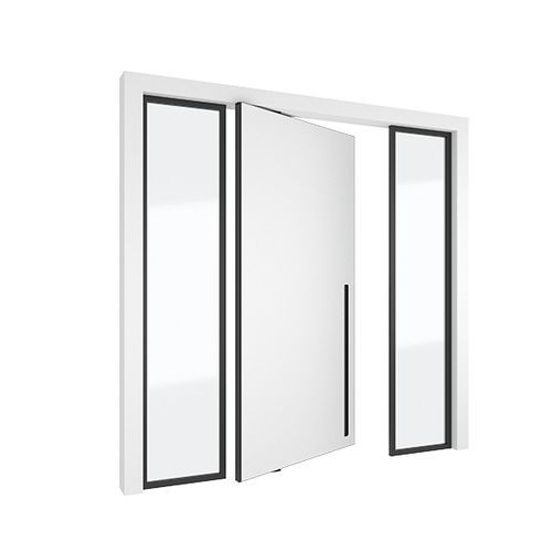 屋内用ドア - 4245 - SINGLE + - PortaPivot - MDF / アルマイト処理されたアルミ製 / コーリアン®製
