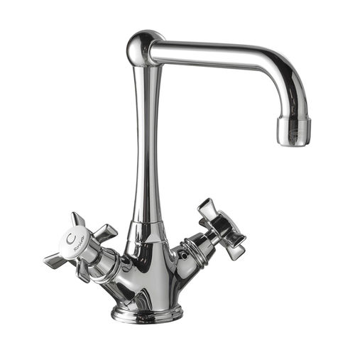 洗面器用ダブルハンドル混合水栓 - 1880 : 1500225 SERIES - Griferia Rovira - カウンタートップ / 金属製 / バスルーム用