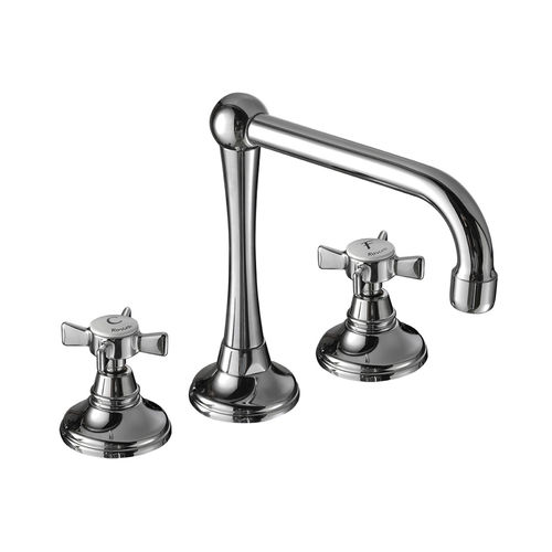 洗面器用ダブルハンドル混合水栓 - 1880 : 1500251 SERIES - Griferia Rovira - カウンタートップ / 金属製 / バスルーム用