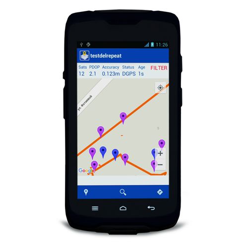 ポータブルデータ収集端末 - MOBILEMAPPER 50 - Spectra precision - タッチパネル付き