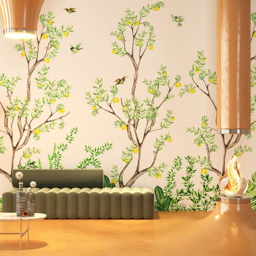 現代風壁紙 - CITRUS - HD WALLS - 不織布製 / ビニール製 / 花柄