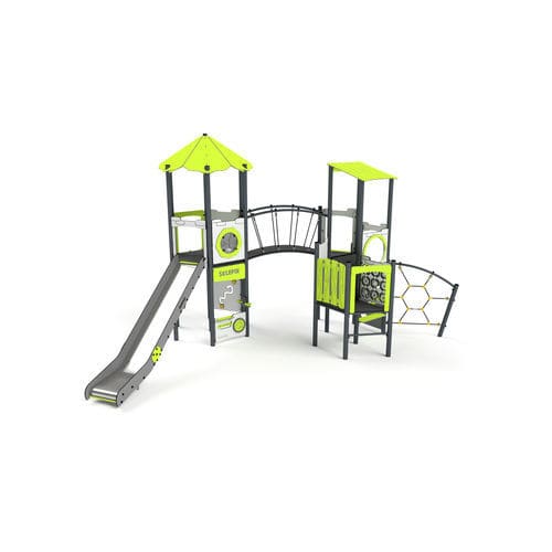 プレイグランド用プレイストラクチャー - 11090 - Astrus Playgrounds - 金属製 / HDPE / モジュラー