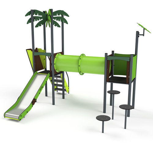 プレイグランド用プレイストラクチャー - 11122 - Astrus Playgrounds - 金属製 / HDPE / モジュラー