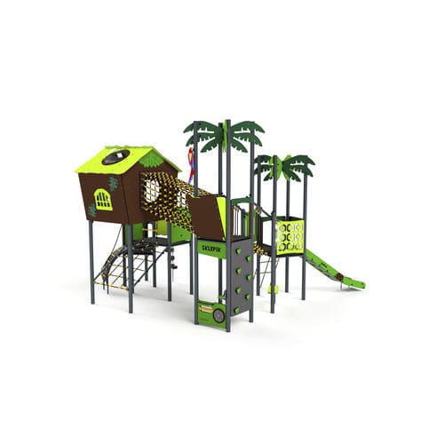 プレイグランド用プレイストラクチャー - 11118 - Astrus Playgrounds - 金属製 / HDPE / モジュラー