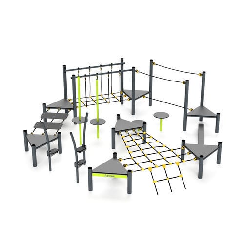 プレイグランド用フィットネスプレイグランド - 3642S - Astrus Playgrounds - 学校用 / スポーツ用 / 公共スぺース用
