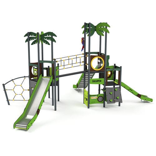 プレイグランド用プレイストラクチャー - 11132 - Astrus Playgrounds - 金属製 / HDPE / モジュラー