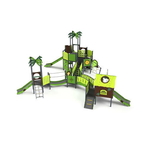 プレイグランド用プレイストラクチャー - 11134 - Astrus Playgrounds - 金属製 / HDPE / モジュラー