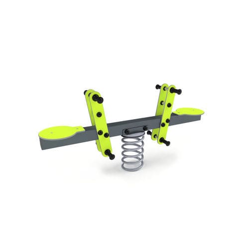 溶融亜鉛メッキ鋼製スプリング遊具 - 3514S - Astrus Playgrounds - HDPE / 2人用