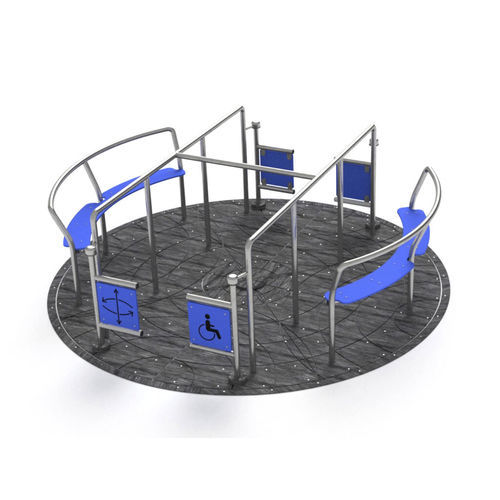 子供用回転遊具 - 3109S - Astrus Playgrounds - 身体障害者用 / プレイグランド用