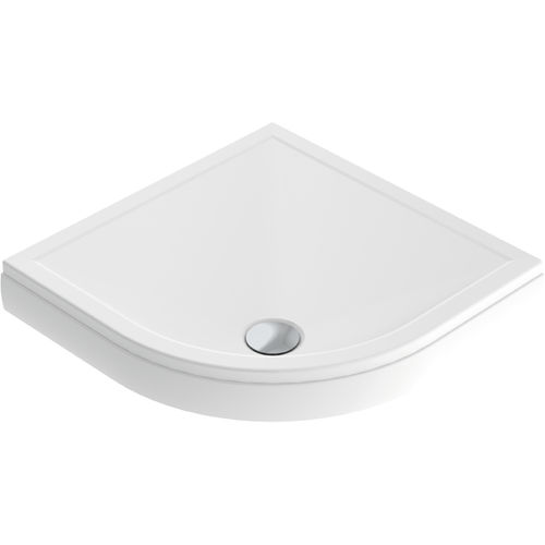 コーナータイプシャワルームの床パネル - TESO  - Aquaestil plus - カウンタートップ / 超平ら / 鋳鉄製
