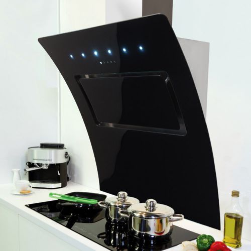 壁取り付け式レンジフード - LA-100-OMAGGIO - Luxair Cooker Hoods Kitchen Extractors - 埋込照明付き / オリジナルデザイン