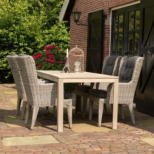 現代風ダイニングテーブル - PICASSO - Hartman Outdoor Products BV - チーク材 / 長方形 / 家庭用