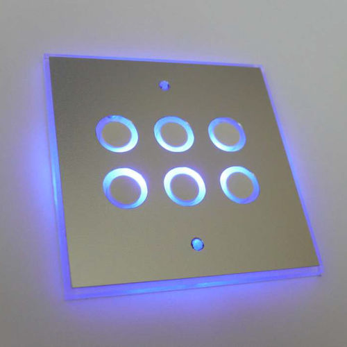 押しボタン調光スイッチ - Futuro Lighting - 埋め込み式 / 金属製 / 現代風