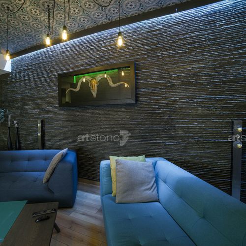 屋内用壁面装飾材 - ZANZIBAR - Artstone - 屋外用 / 天然石 / テクスチャード仕上げ