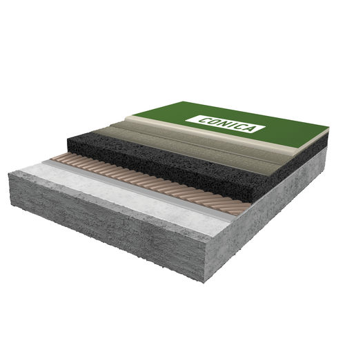 ポリウレタン製床材 - CONIFLOOR IPS+ - CONICA - 第三次産業用 / その他のフォｰマット / マット