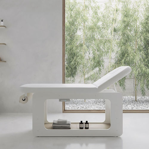 固定型マッサージ台 - CREO - VISMARA Beauty&Spa Design - 木製 / 収納付き / オーダーメイド