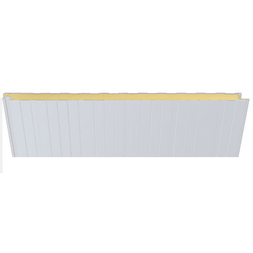 外壁用サンドイッチパネル - 1006 BLANCO PIRINEO - HIANSA PANEL S.A - 屋根用 / 壁用 / スチール