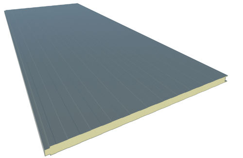 ファサード被覆材用サンドイッチパネル - MURO - HIANSA PANEL S.A - 間仕切壁用 / 仮天井用 / スチール