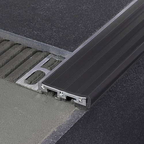 セラミック製階段用段鼻部材 - CERFIX PROSTEP SA-SB - PROFILPAS - PVC / アルミニウム / 滑り防止