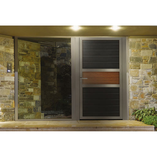 アルマイト処理されたアルミ製小門 - MODERN: M7480 - Style Doors S.A.