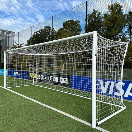 アルミニウムサッカーゴール - S12215cFIFA - SODEX SPORT - 固定式 / 白色 / 粉体塗装