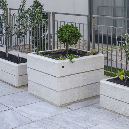 ファイバー コンクリート製プランター - 226 - Encho Enchev - ETE - 高性能コンクリート製 / 大理石 / 花崗岩