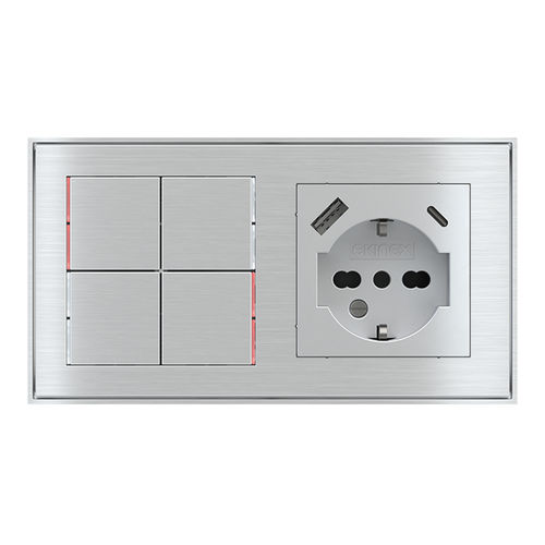 ホームオートメーション用スイッチ - EK-E12-TP | EK-PWS-IT-USB - ekinex® - ローラーシャッター用 / ブラインド用 / 換気扇用