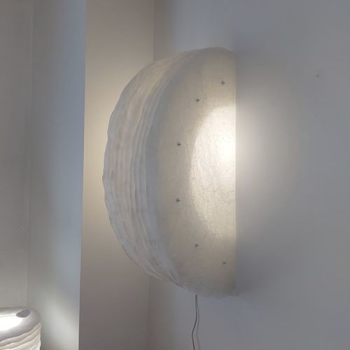屋内用壁掛け照明 - 1/2 - JeanLuc Mare luminaires - 紙製 / 円形 / 固定型