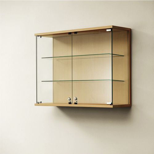 現代風展示ケース - HMP - Castellani.it srl - 壁取り付け式 / ガラス製 / 木製