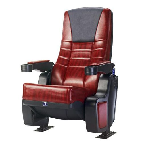 革製映画館用アームチェア - STAR ROCKER LS-8605G - Leadcom Seating - 赤 / 黒色 / ヘッドレスト付き