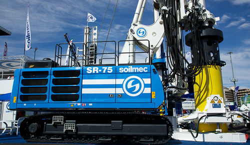 ディーゼルエンジン式掘削用ドリル - SR-75 - SOILMEC S.P.A. - 回転式 / 逆循環式 / 建設現場用