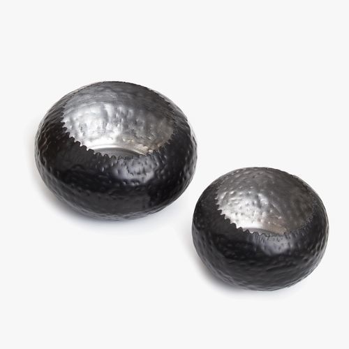 現代風花瓶 - COAL - Aura London - 真ちゅう製 / 黒色