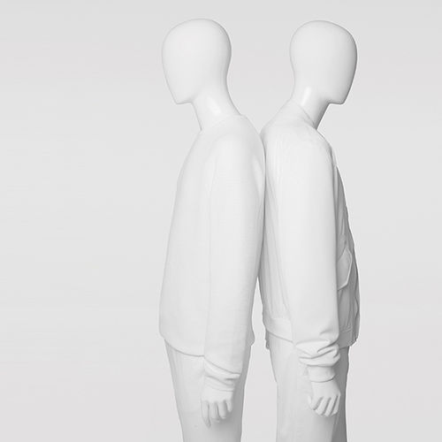 男性マネキン - ELEGANT ESSENTIALS - HANS BOODT MANNEQUINS - モード / 樹脂製 / 白色