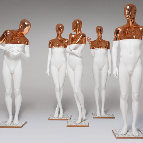女性マネキン - PARIS WHITE COPPER - HANS BOODT MANNEQUINS - 抽象 / フレキシブル / 白色