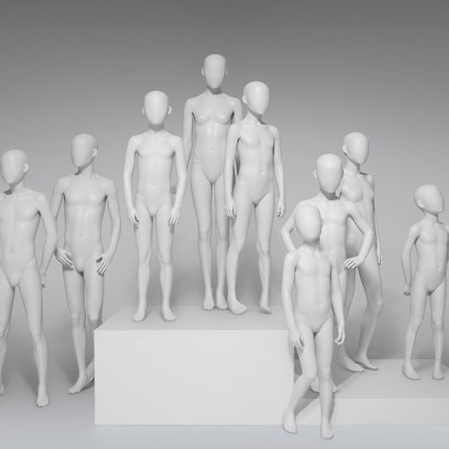 子供マネキン - ABBEY ROAD  - HANS BOODT MANNEQUINS - 抽象 / 樹脂製 / 白色