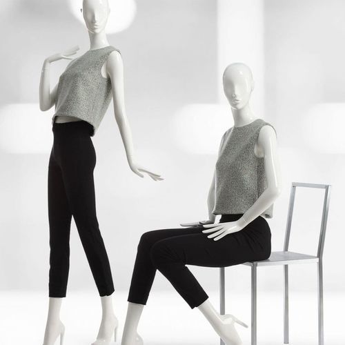 女性マネキン - 107 SLEEK - WINDOW FRANCE - 抽象 / 座って操縦 / 高級品