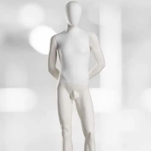 ホワイトマネキン 布製 約160cm 男性マネキン - 57 COUTURE - WINDOW FRANCE - モード / 布製 / 座って操縦