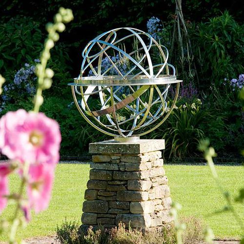 ステンレススチール製彫刻 - ARMILLARY SPHERE - DAVID HARBER - 庭用 / 公共スぺース用
