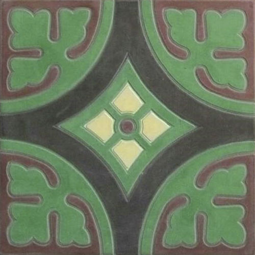 エンボス加工エンカウスティークセメントタイル - V20R-09 - Viet Tiles Corporation - 3D / 屋内用 / 床