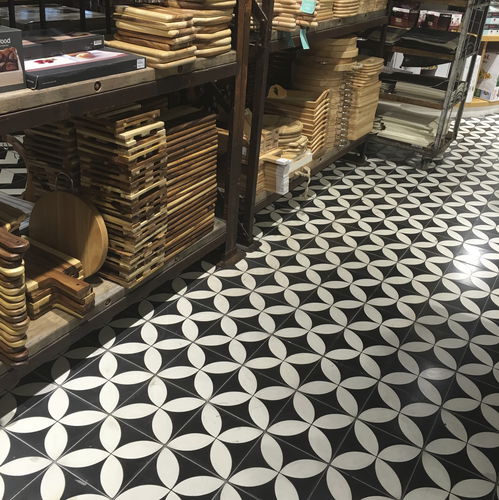 マットエンカウスティークセメントタイル - V20-046 - Viet Tiles Corporation - 屋内用 / 床 / 壁面