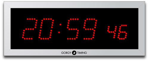 現代風時計 - LEDI® REVERSO 7.S - Gorgy Timing - 天井固定 / デジタル / アルミニウム