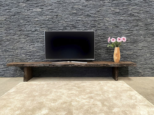 伝統的テレビキャビネット - PATRICE - ARRELART - ローボード / エキゾチック木材 / 茶色