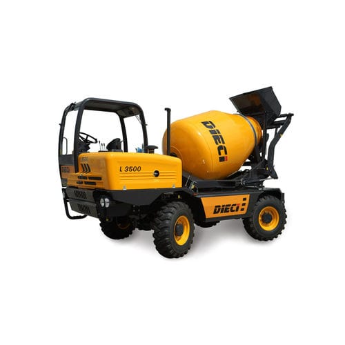 ディーゼル自己装填式コンクリートミキサー - AB L 3500 - DIECI - 工事現場用 / 積載用