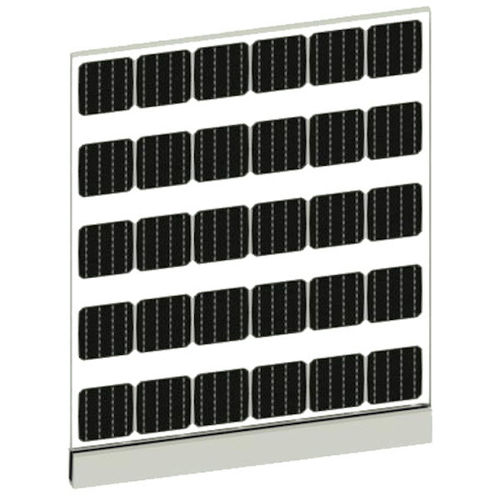 バルコニー用太陽電池パネル - SI-ESF-M-BIPV-BL-M156-30 - Solar Innova Green Technology - 単結晶 / デュアル レンズ / 建材一体型太陽電池(BIPV)