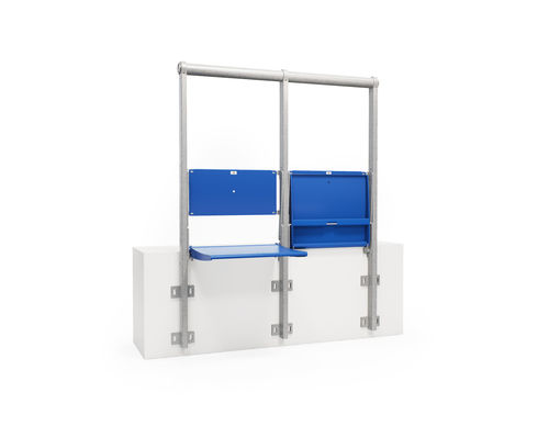 屋外用階段席 - RailSeat Ultra - FERCO SEATING SYSTEMS M SDN BHD - スポーツ施設 / プラスチック製 / スチール製