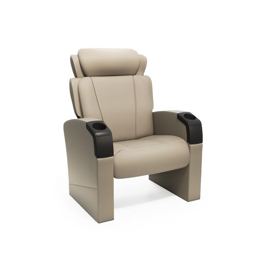 布製映画館用アームチェア - OPUS GLIDE - FERCO SEATING SYSTEMS M SDN BHD - 革製 / 劇場 / 黒色
